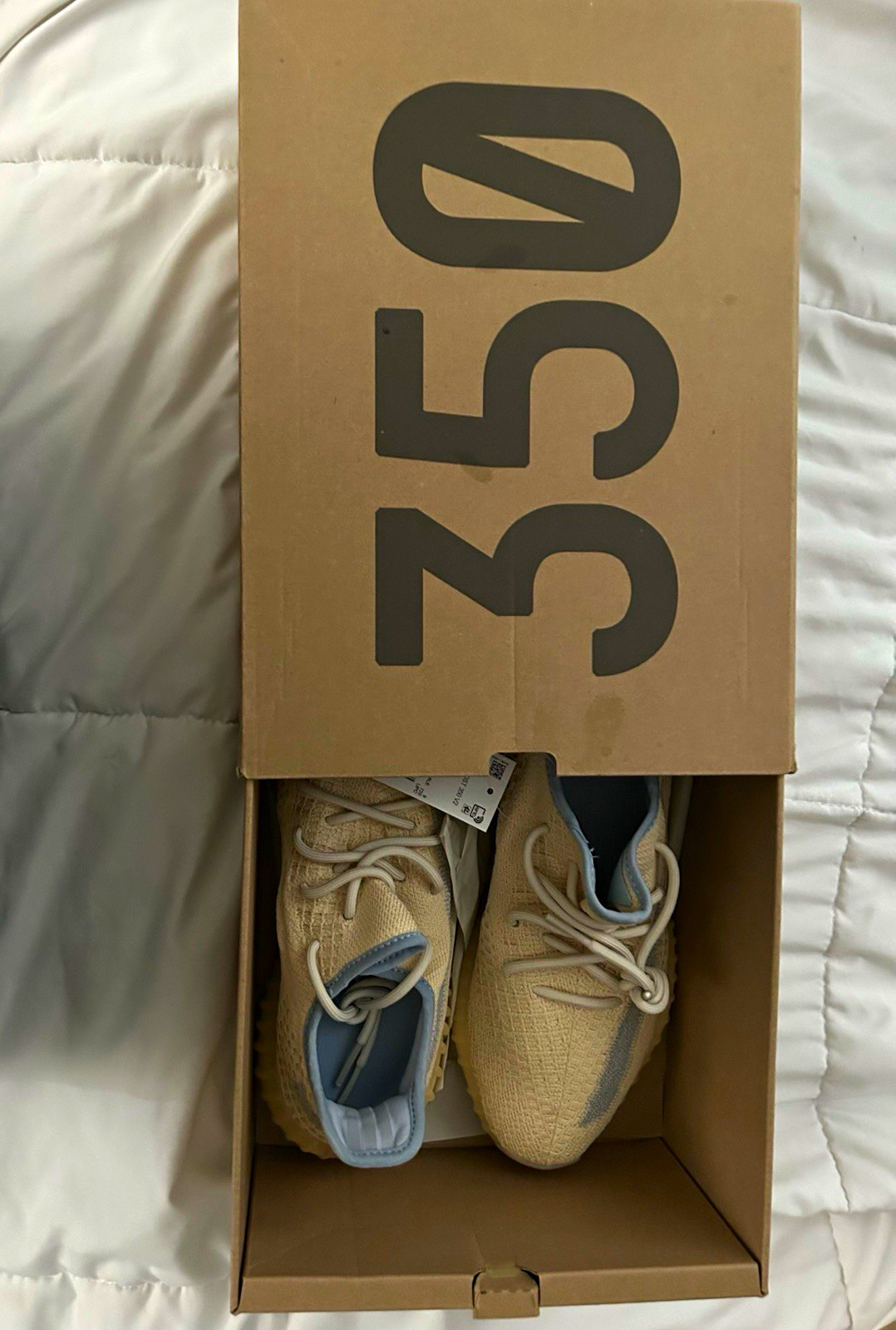 adidas Yeezy Boost 350 V2 Linen/Linen/Linen Primeknit Sneaker FY5158