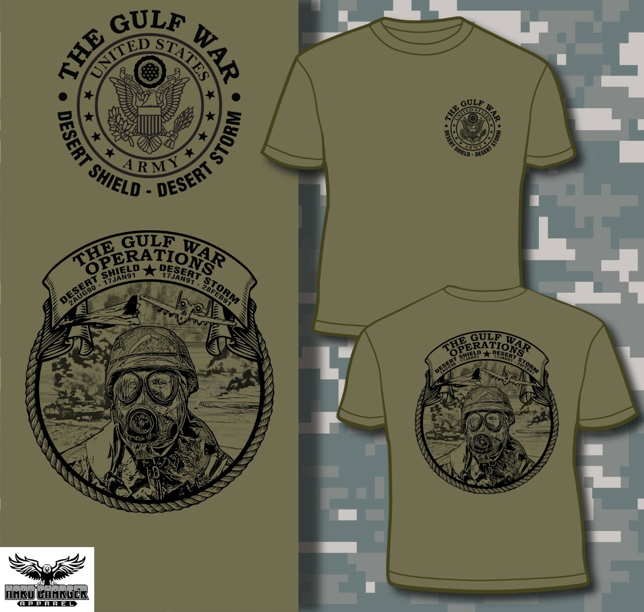 US Army Operation Desert Shield – Desert Storm 30 Year Anniversary T-shirt