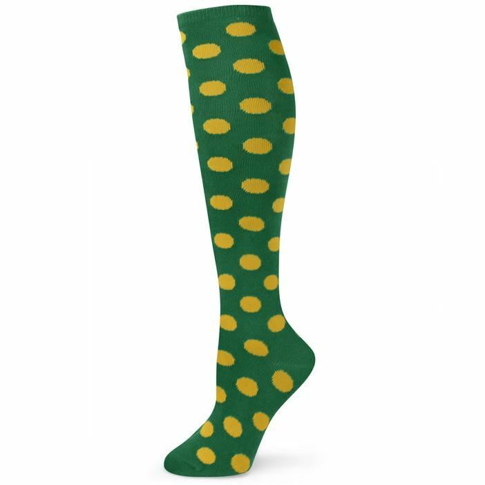 Spotlight Hosiery Elite Quality Soft Cotton Women’s Polka Dots Knee Highs Socks