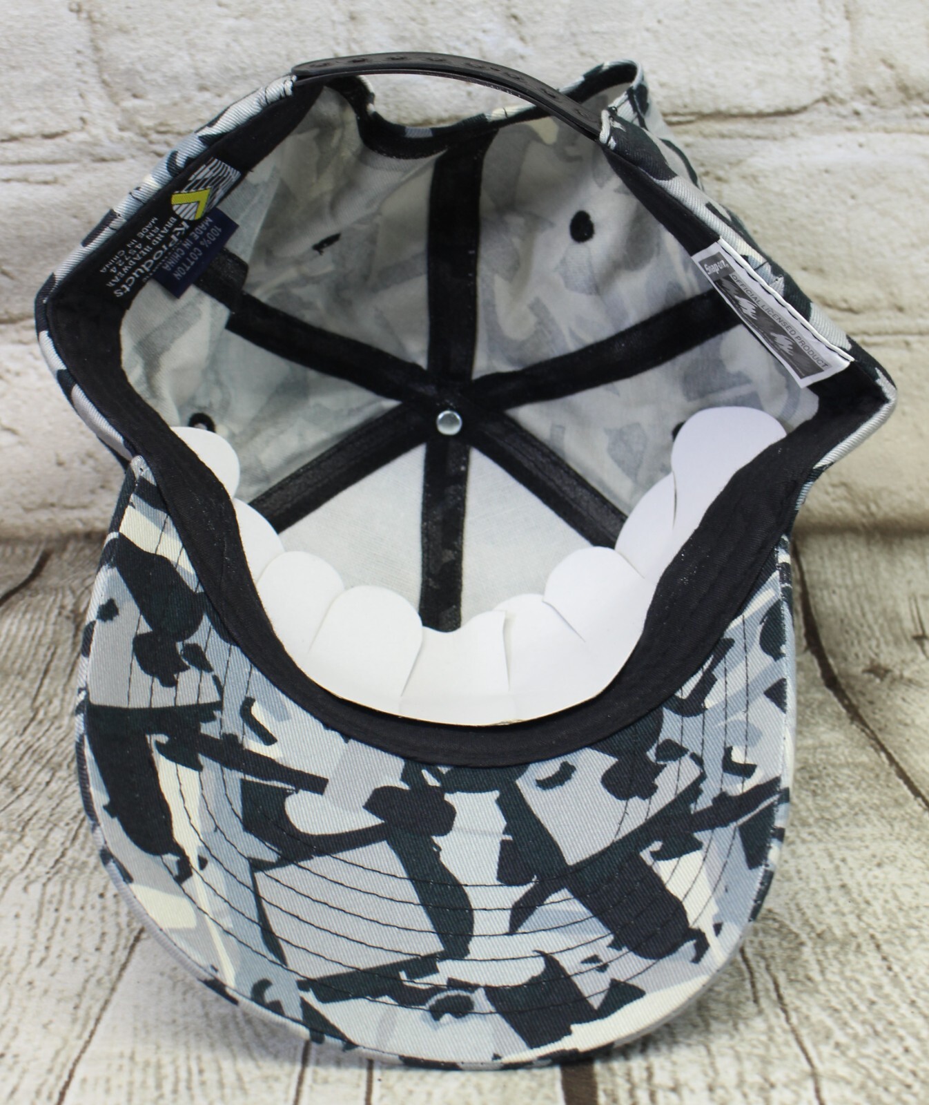 Official Snap-On Tools Hat Cap Black & Gray Snapback Embroidered Logo Camo
