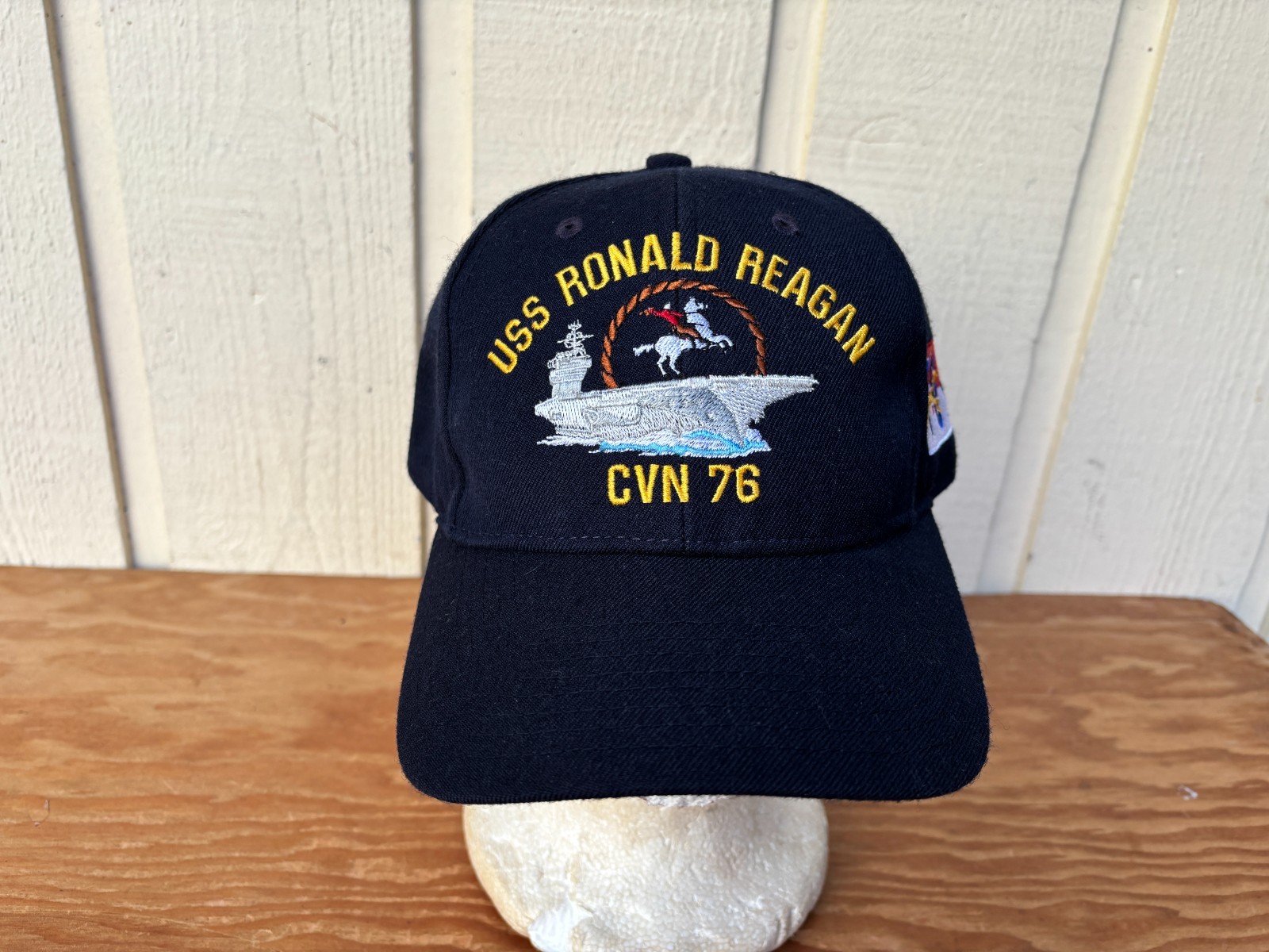 USS Ronald Reagan CVN-76 HAT. One size fit most.Made in USA by CORPS, California
