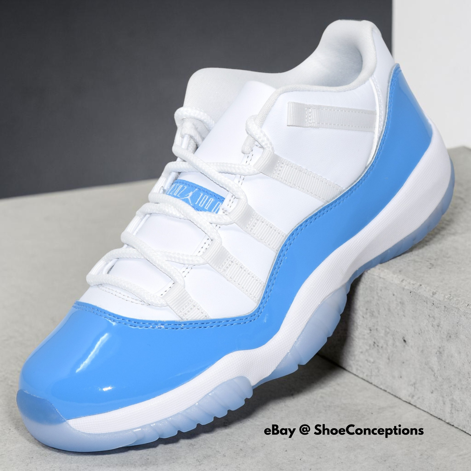Nike Air Jordan 11 Retro Low Shoes White University Blue FV5104-100 Men’s NEW