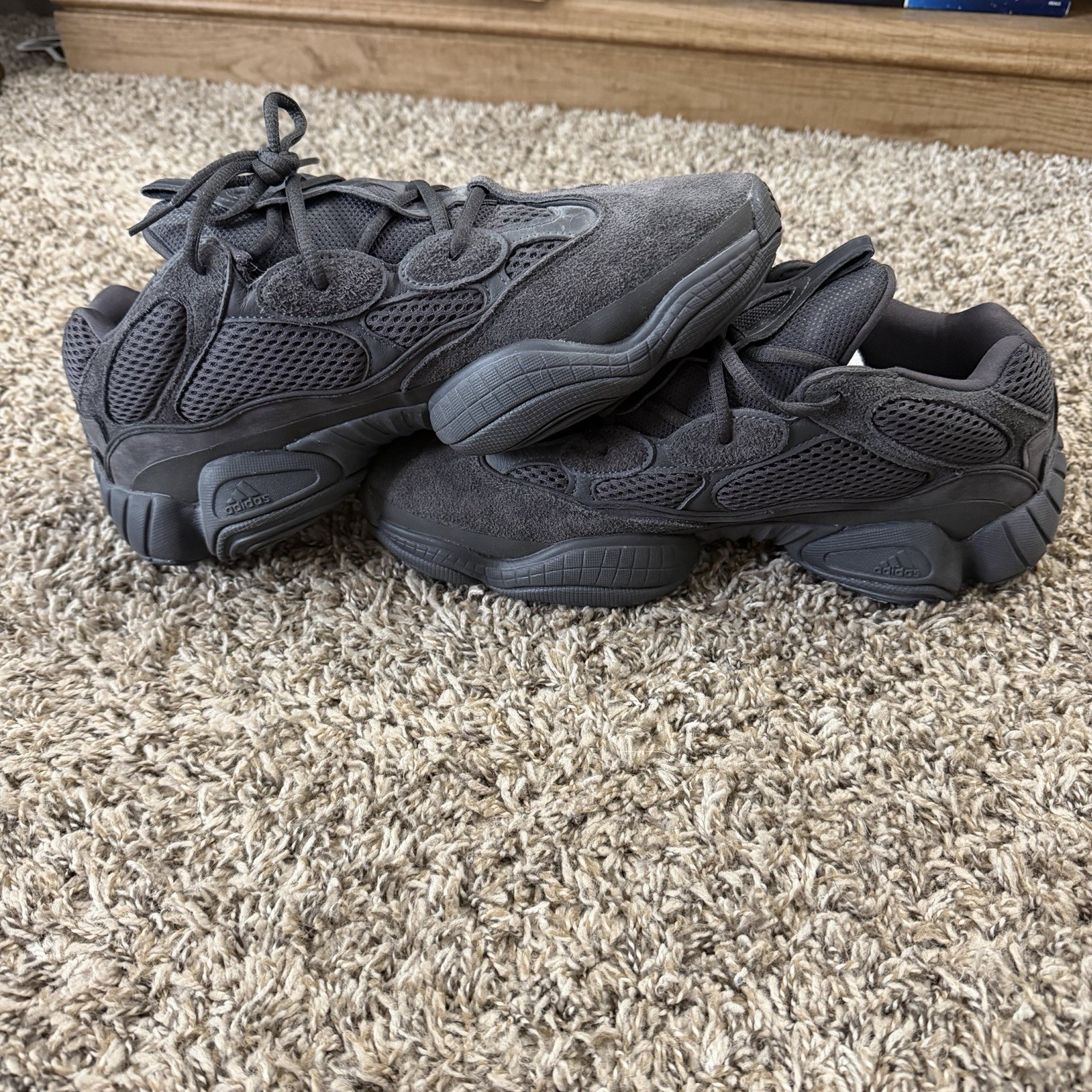 Size 11 – adidas Yeezy 500 Low Utility Black Kanye West Gorpcore 2018 F36640