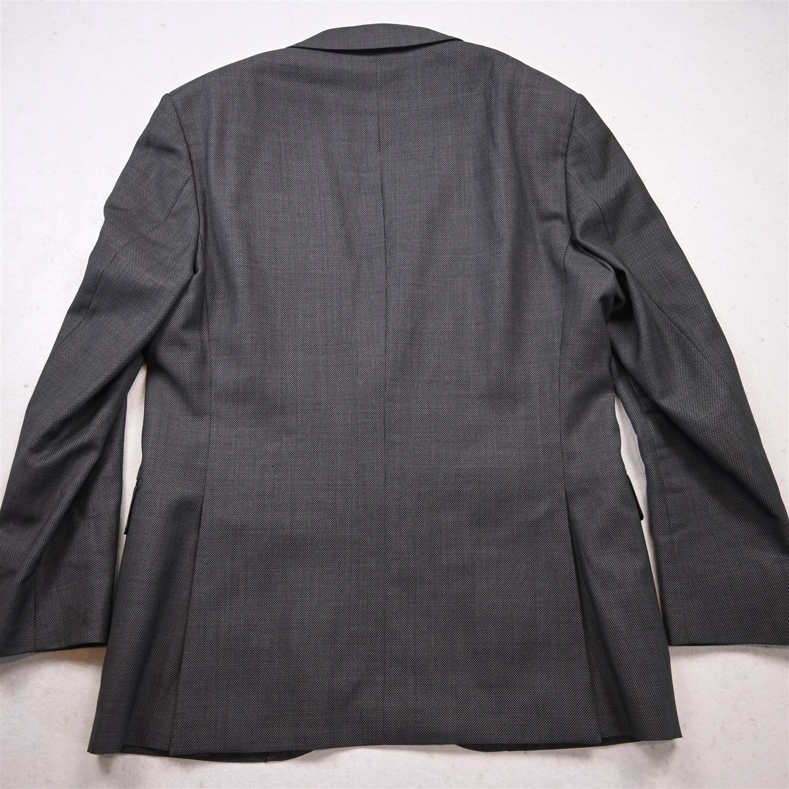 Combatant Gentlemen 42R Gray Birdseye 100% Wool Mens Blazer Jacket Sport Coat