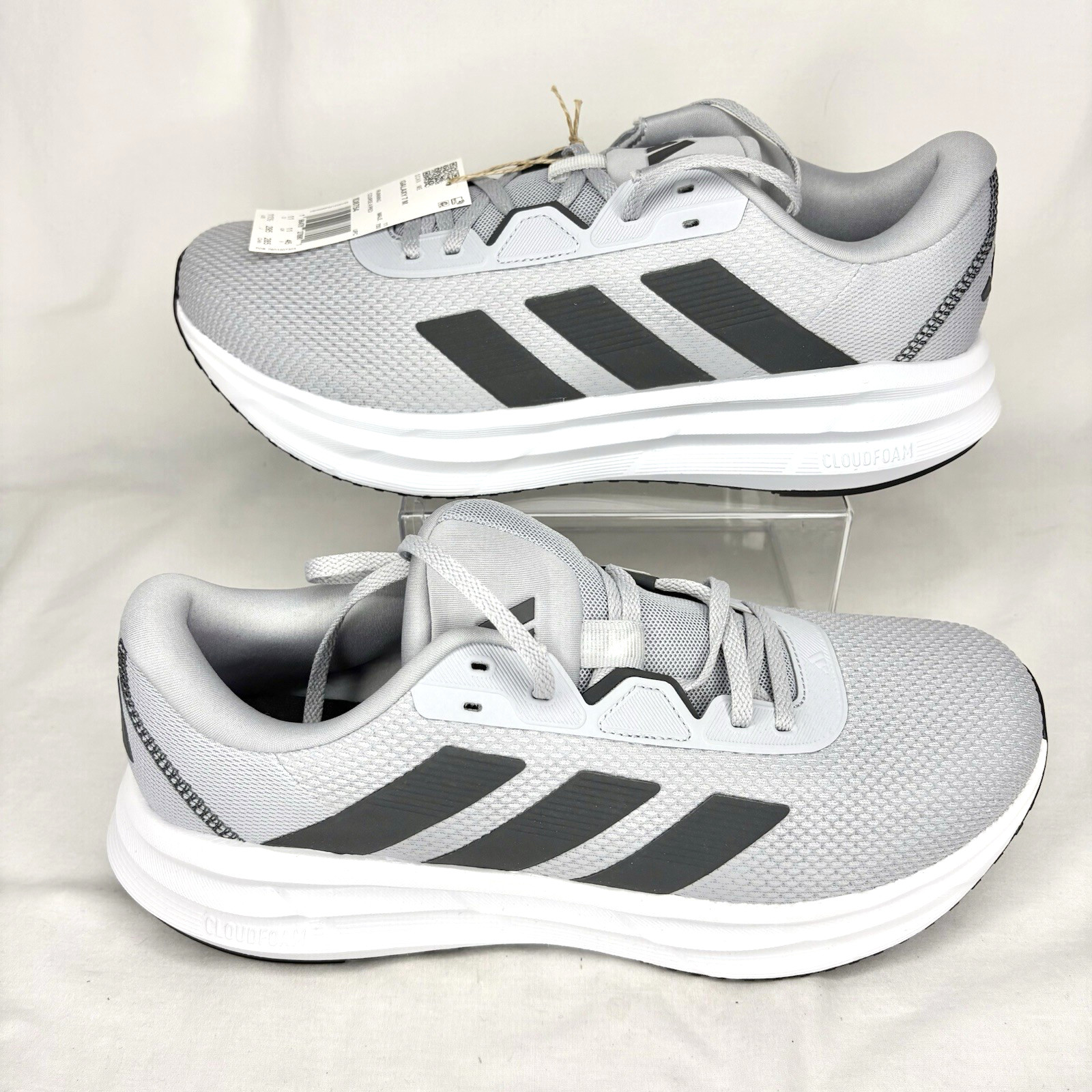 Adidas Men’s Shoes 11.5 Galaxy 7 M ID8754 Halo Silver Carbon Core Black Running