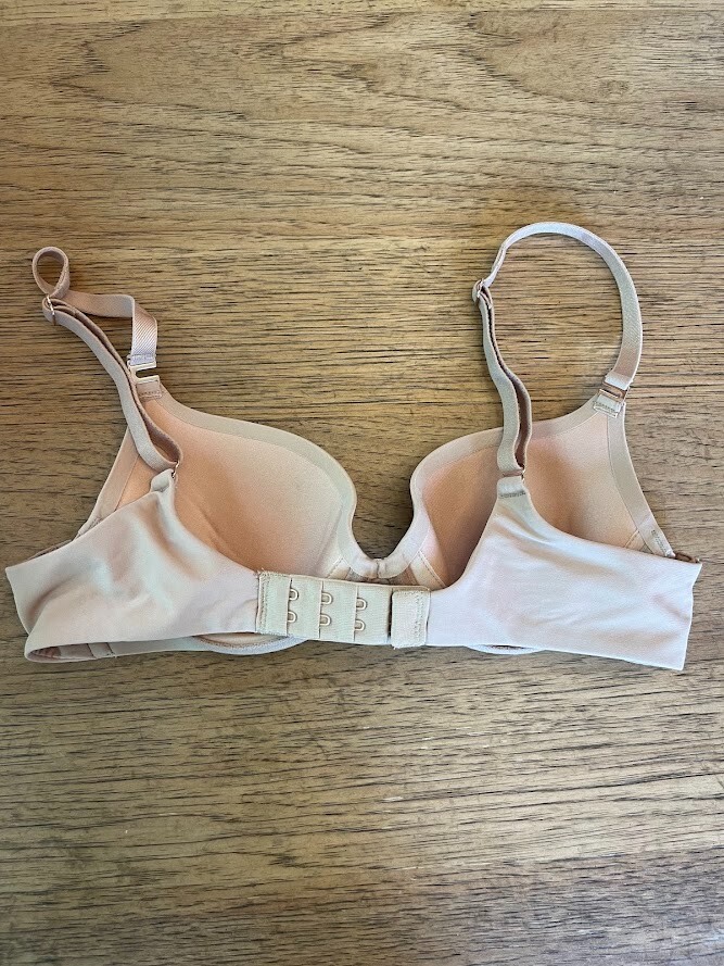 SOMA Warm AMber Beige 32A Bodify Lightly Lined Demi Bra Beautiful Smooth