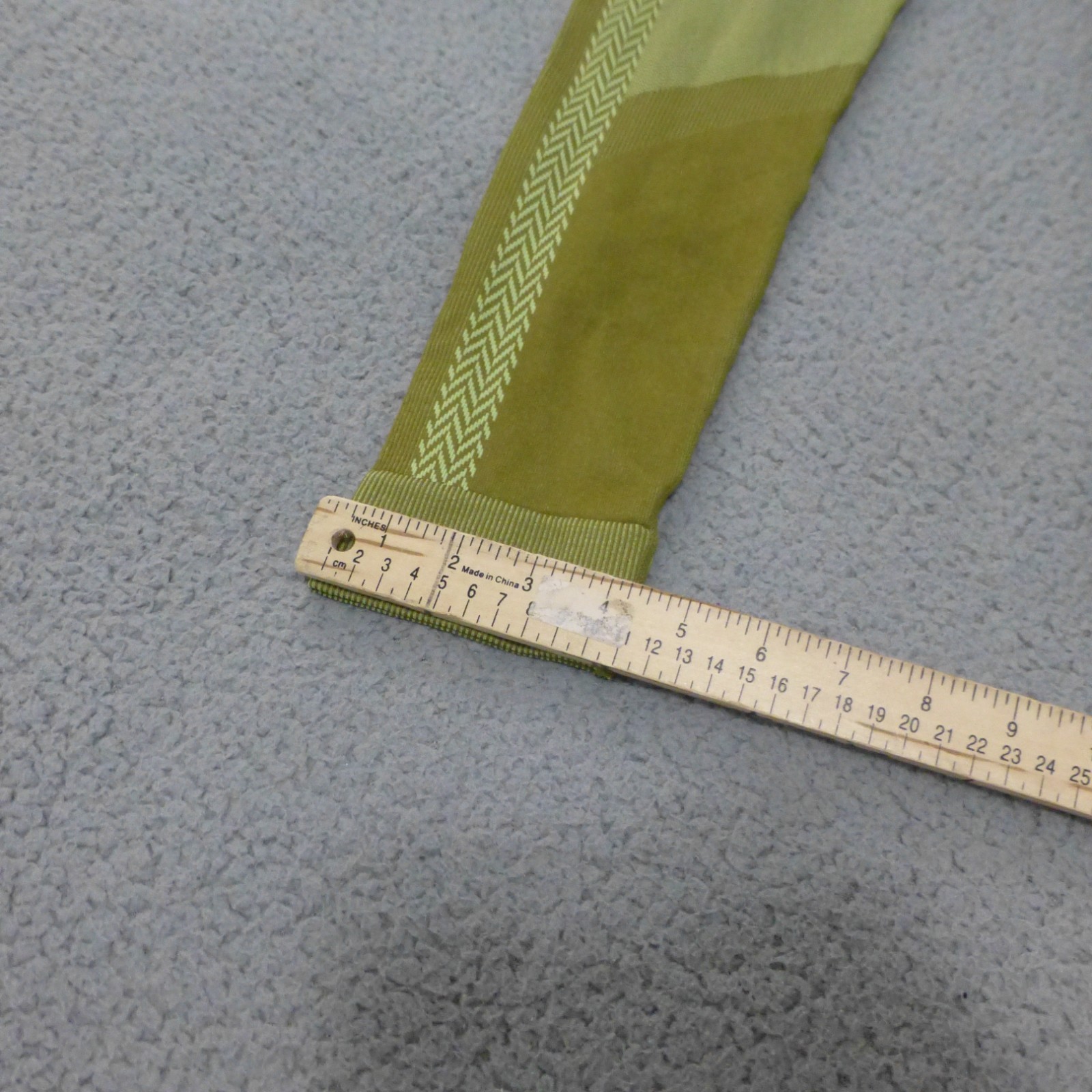 Fabletics Leggings Womens Medium Full Length Green Pull On Compression