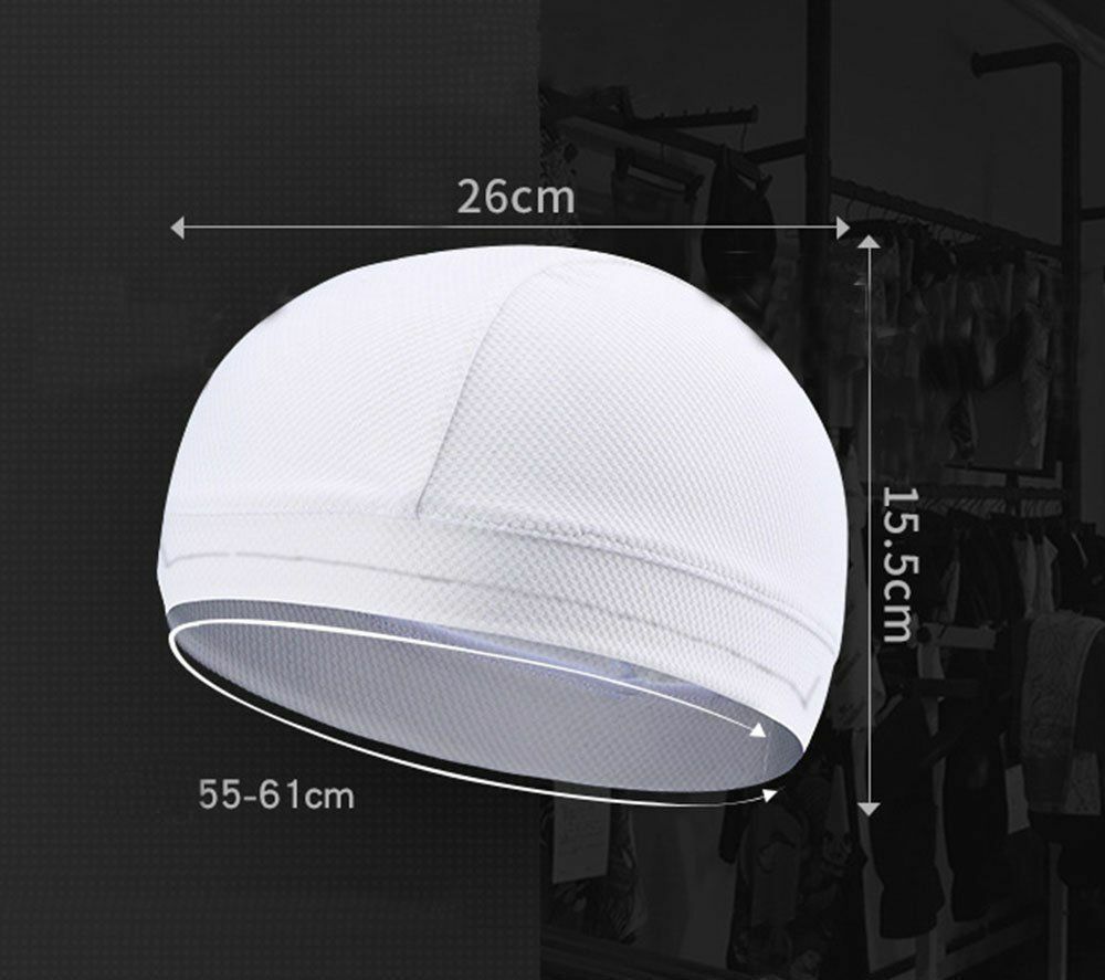 Polyester Biker Skull Cap Motorcycle Head Wrap Du Doo Do Rag Hat Beanie