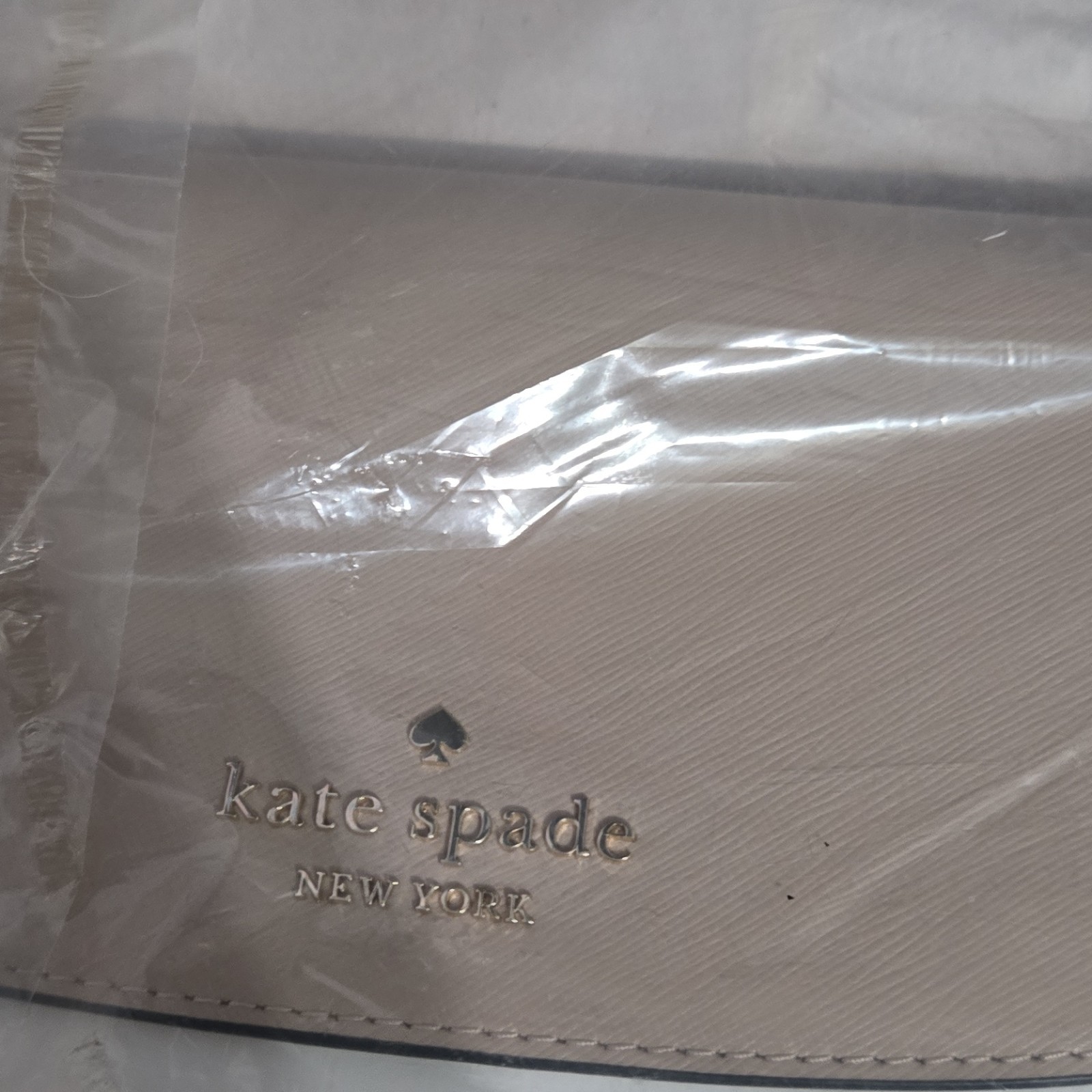 Kate Spade Madison Flap Crossbody Bag Beige Leather Chain KC623 NWT $349 MSRP F