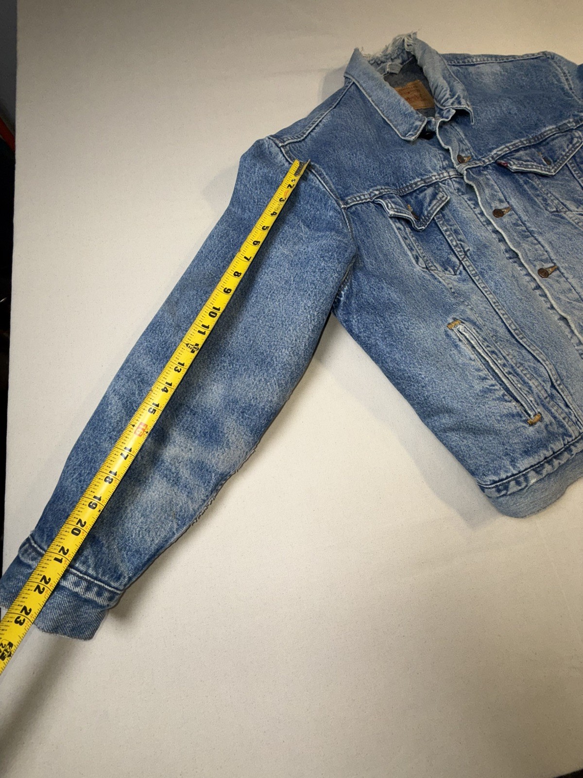 VTG 1980 Levis Type3 Trucker Jacket Mens sz 50 USA Made 70506 0316 blanket lined