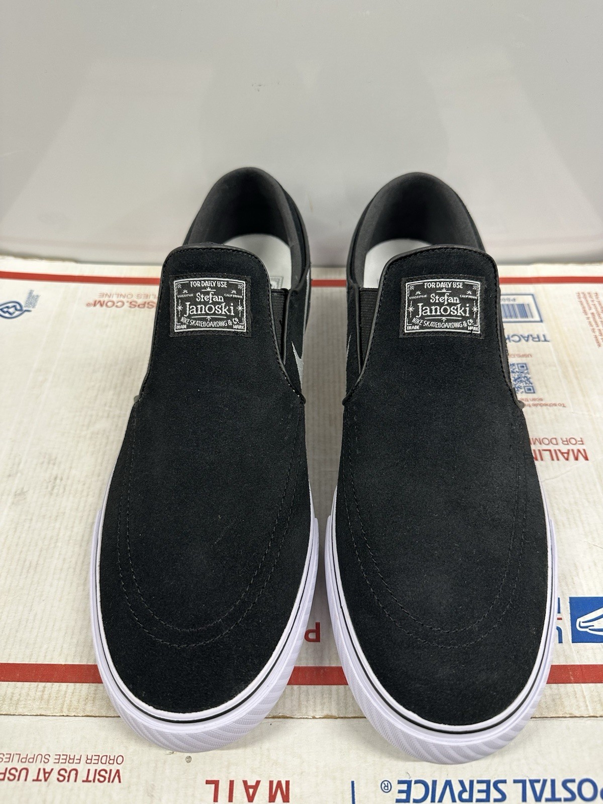 Nike SB Zoom Janoski+ Slip ‘Black White’ FN5893 001 Size 7