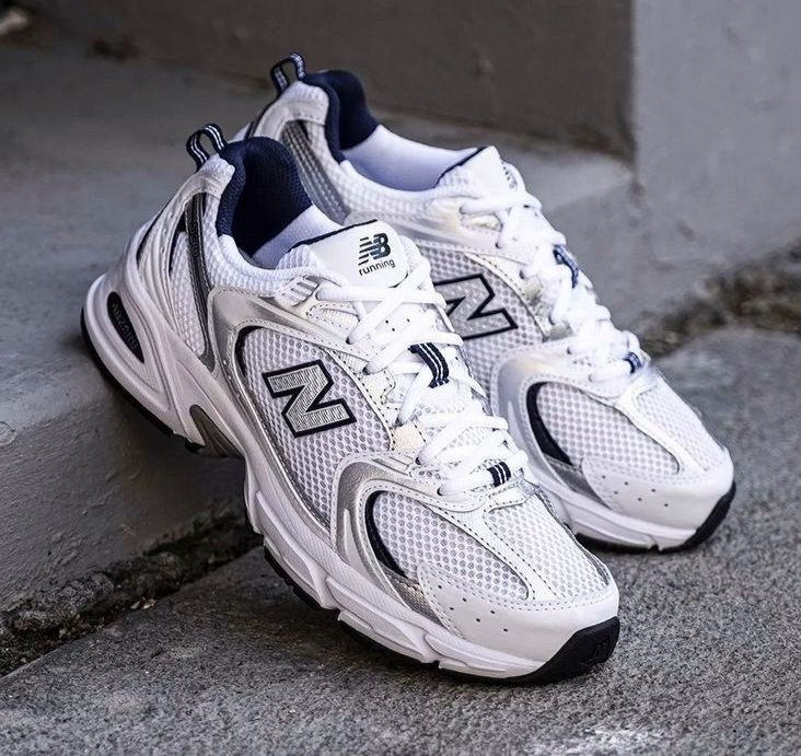 New Balance 530 White Silver Navy MR530SG Men’s Size New