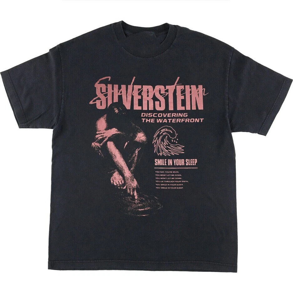 Silverstein Band Smile In Your Sleep Cotton Black S-5XL T Shirt EN898