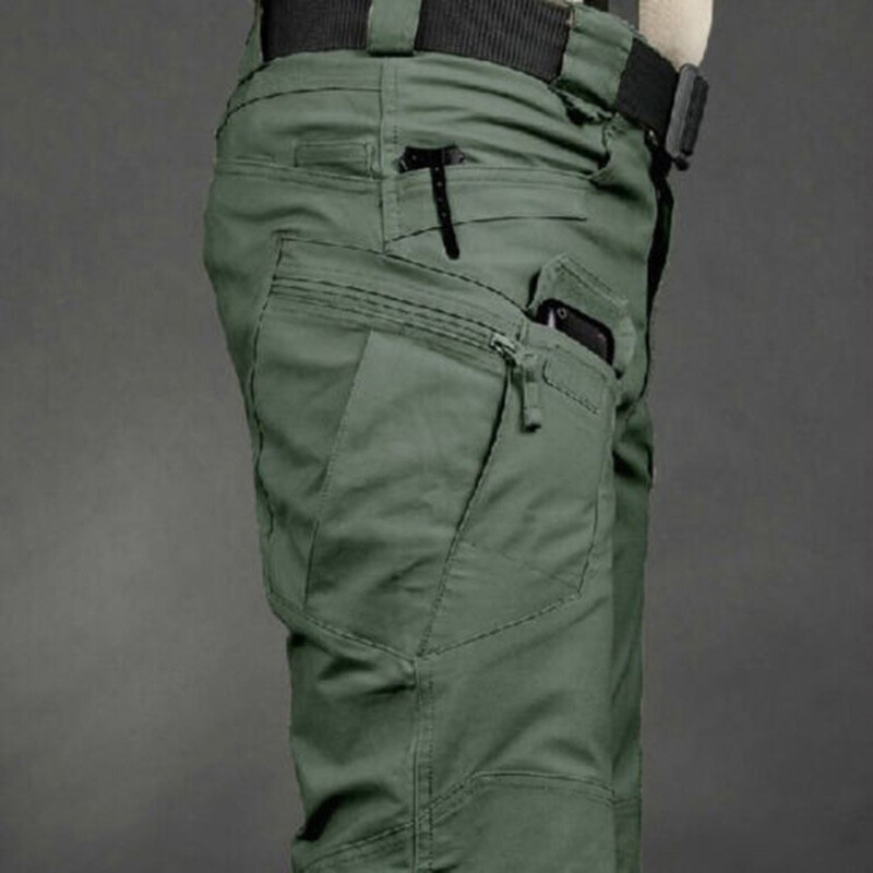 Men’s Work Cargo Pants Tactical Combat Pants Outdoor Hiking Waterproof Trousers