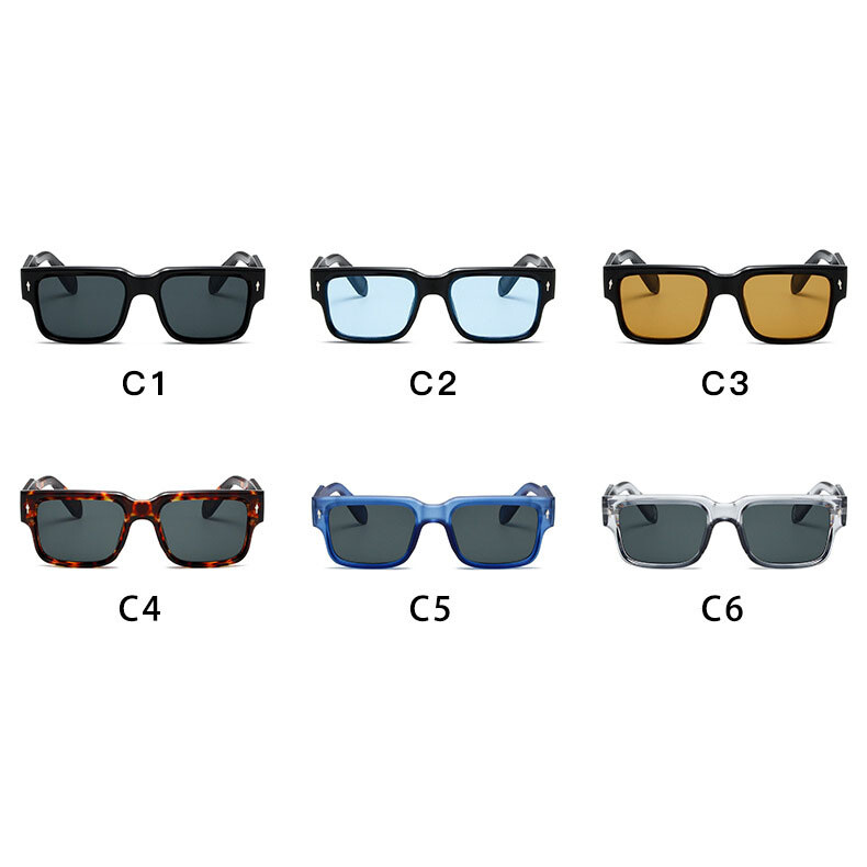 Unisex Square Fashion Sunglasses Classic Outdoor Traveling Shade Glasses UV400