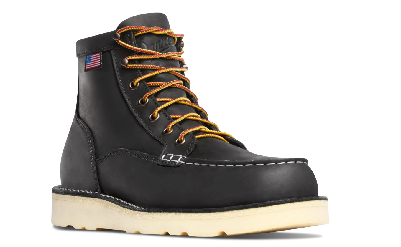 Danner Bull Run Moc Toe Boots Men Leather Work Boots USA Made Big Sale