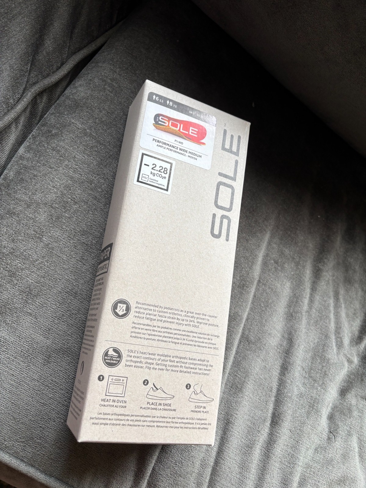 Brand new SOLE Performance WIDE Medium Insoles Cork 6m 8w Ample Moyen