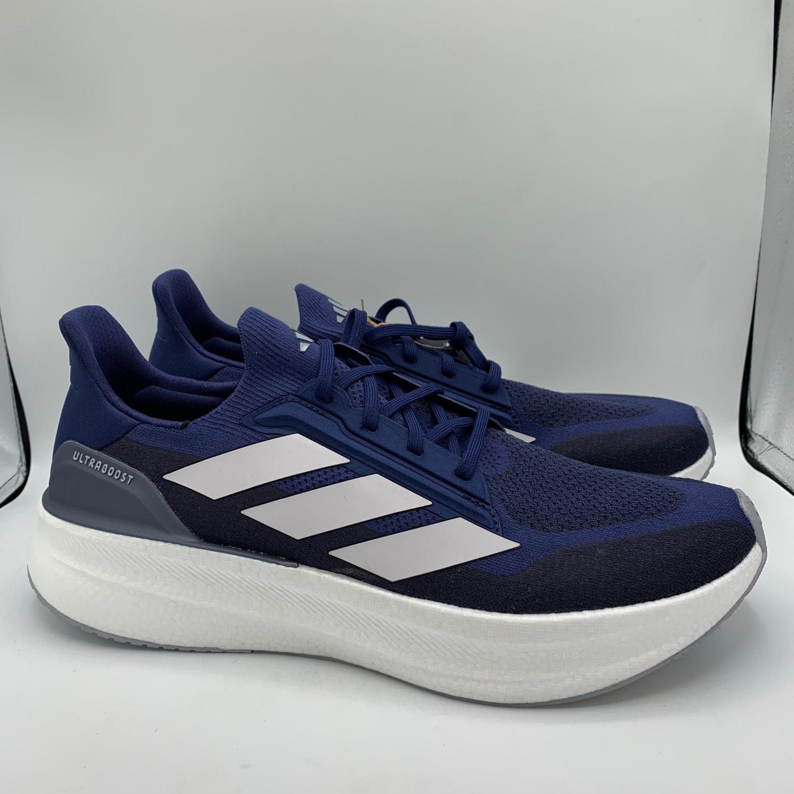 Adidas Ultraboost 5X Shoes Mens Size 15 Dark Blue Halo Silver Sneakers