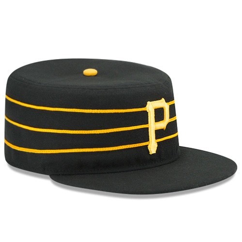 New Era Pittsburgh Pirates Fitted Hat MLB Authentic ALT2 17 Pillbox Stripe Cap