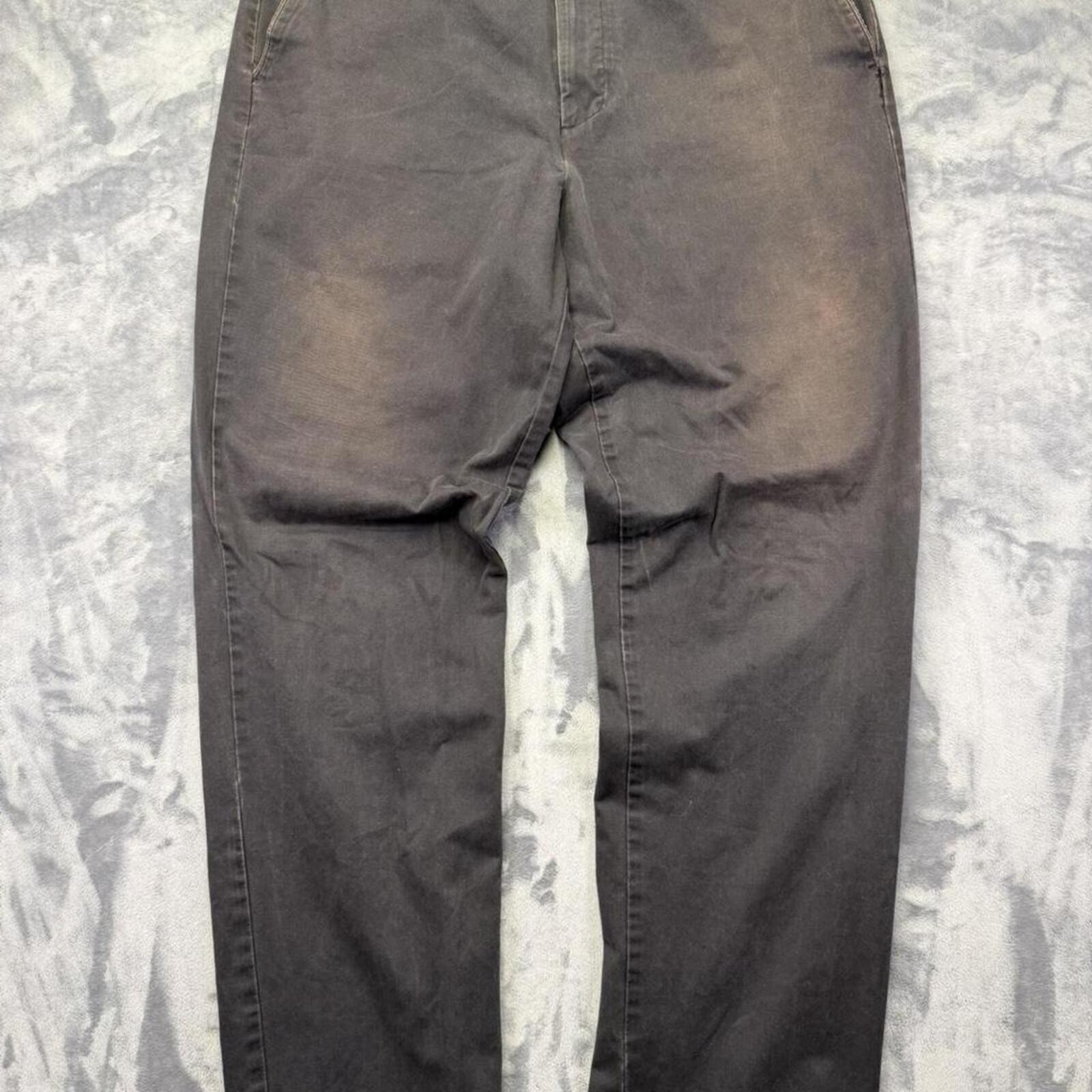Dockers D4 Relaxed Fit Charcoal Chino Pants 40×36 Vintage Style
