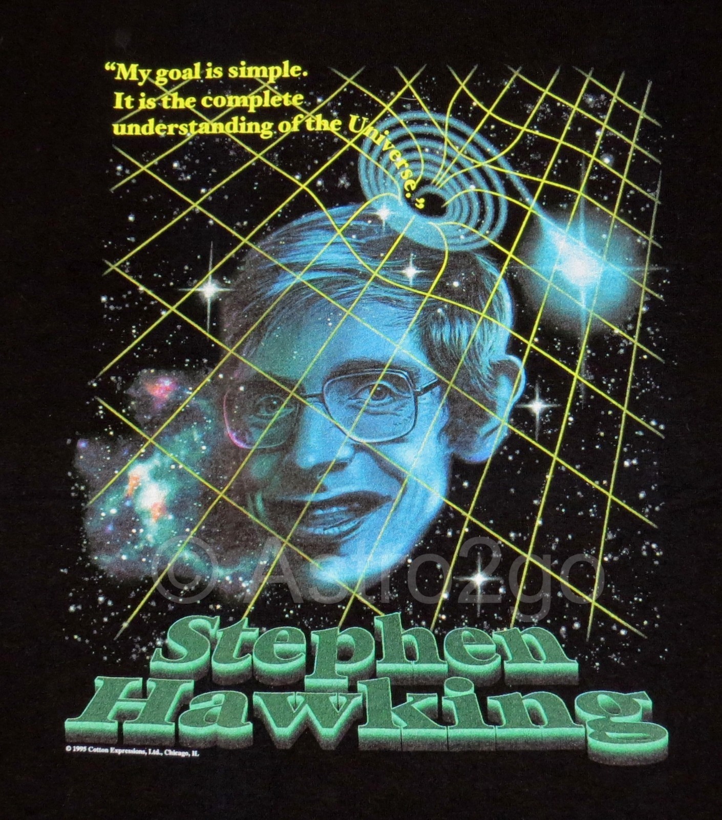 STEPHEN HAWKING-Physics Science Cambridge Cosmology Black Holes ALS T Shirt S-3X