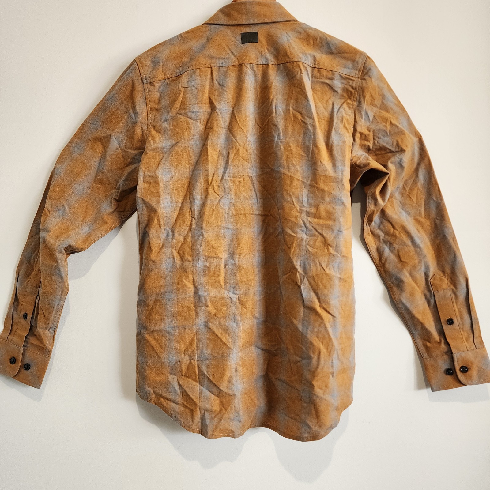 G-Star RAW Marine Slim Shirt BNWT Brown Diamond Denim M Mens Long Sleeve £120