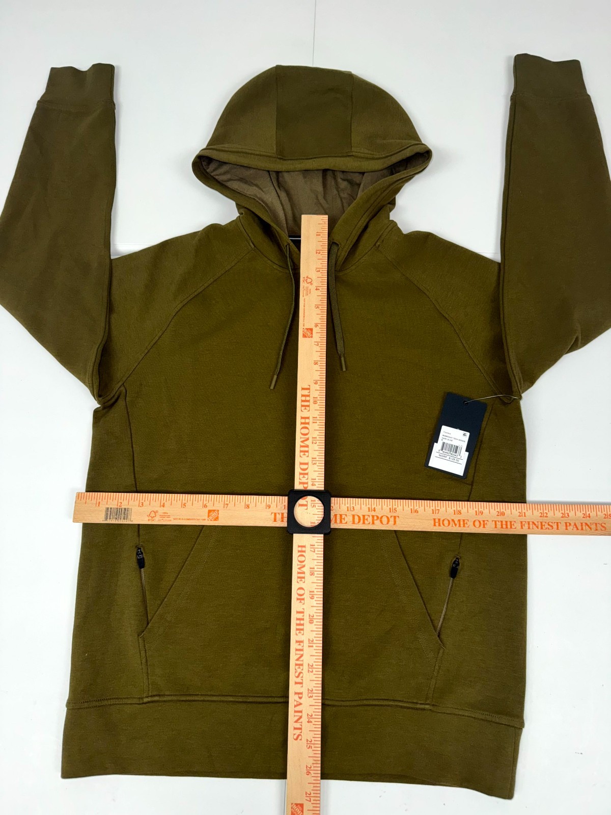 Ten Thousand Midweight Tech Hoodie Sweatshirt Mens Dark Olive Pullover TTKT015