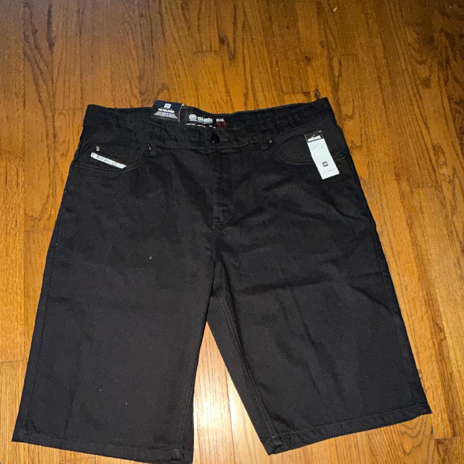 Ecko Unltd. 759 Men’s Black Relaxed Fit Chino Shorts 11″ Y2K very fire 🔥