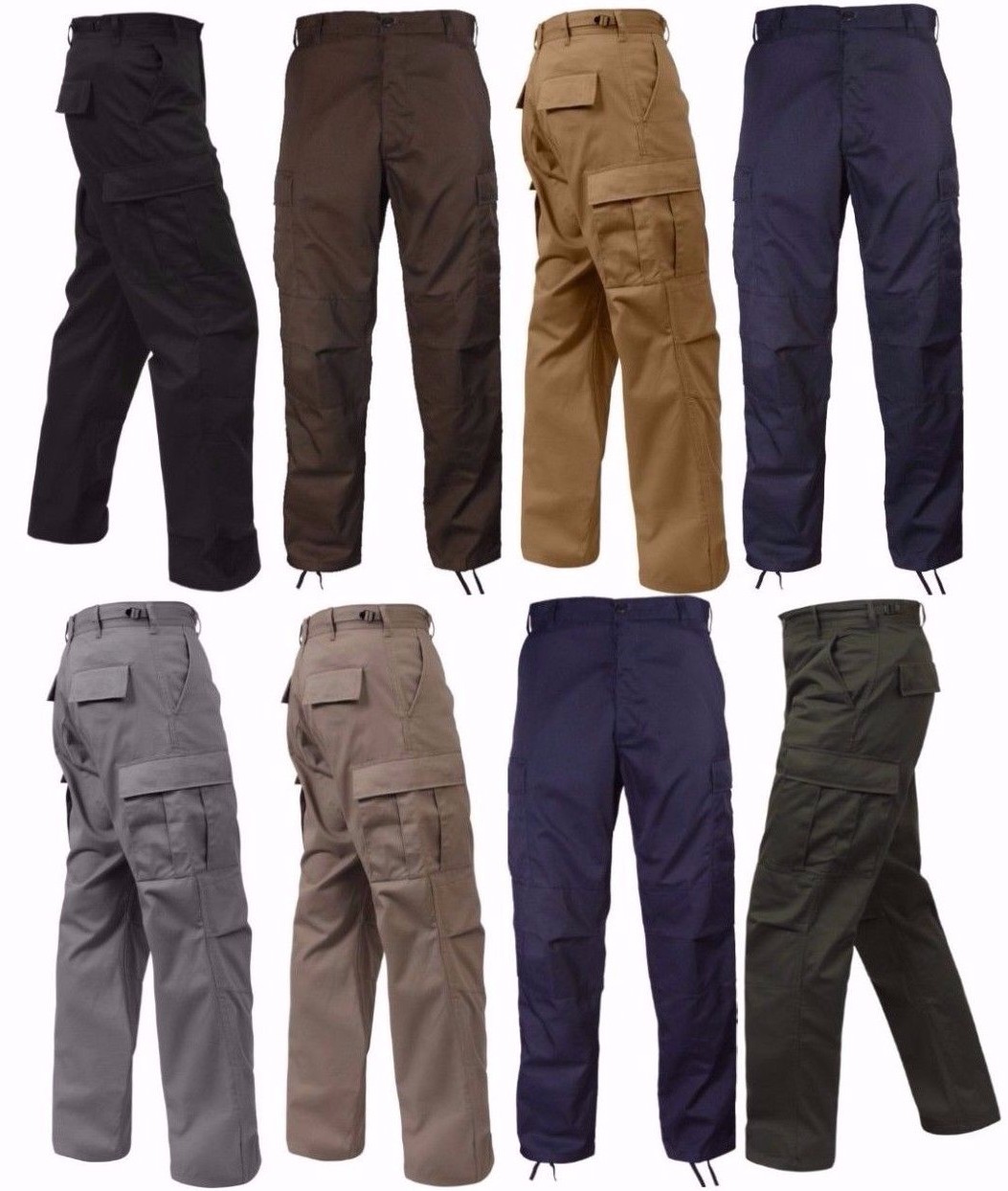 Rothco Military Tactical Solid Color BDU Fatigue Pants (XS-2XL)