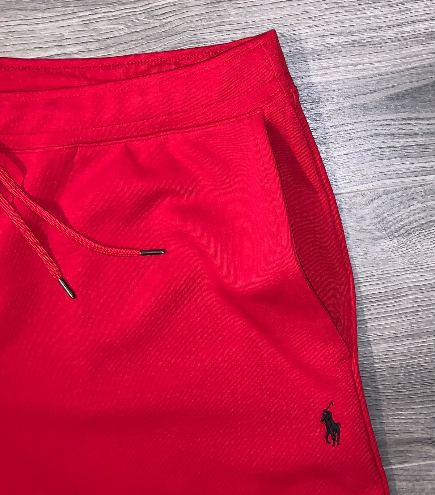Polo Ralph Lauren Men’s Double Knit Red Sweat Shorts Big & Tall Sizes
