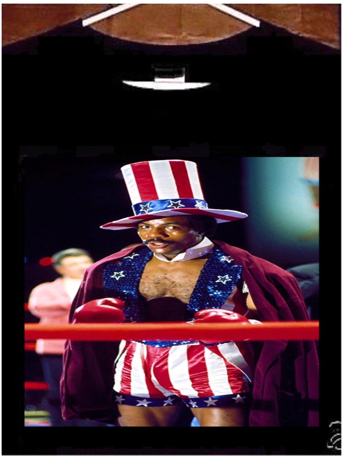 Apollo Creed In USA Suit Rocky Movie Scene T Shirt