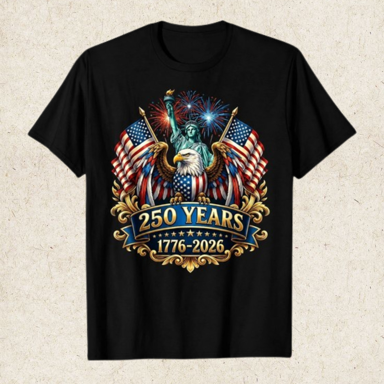 250th Anniversary USA 250 Year America Patriotic 4th of July T-Shirt