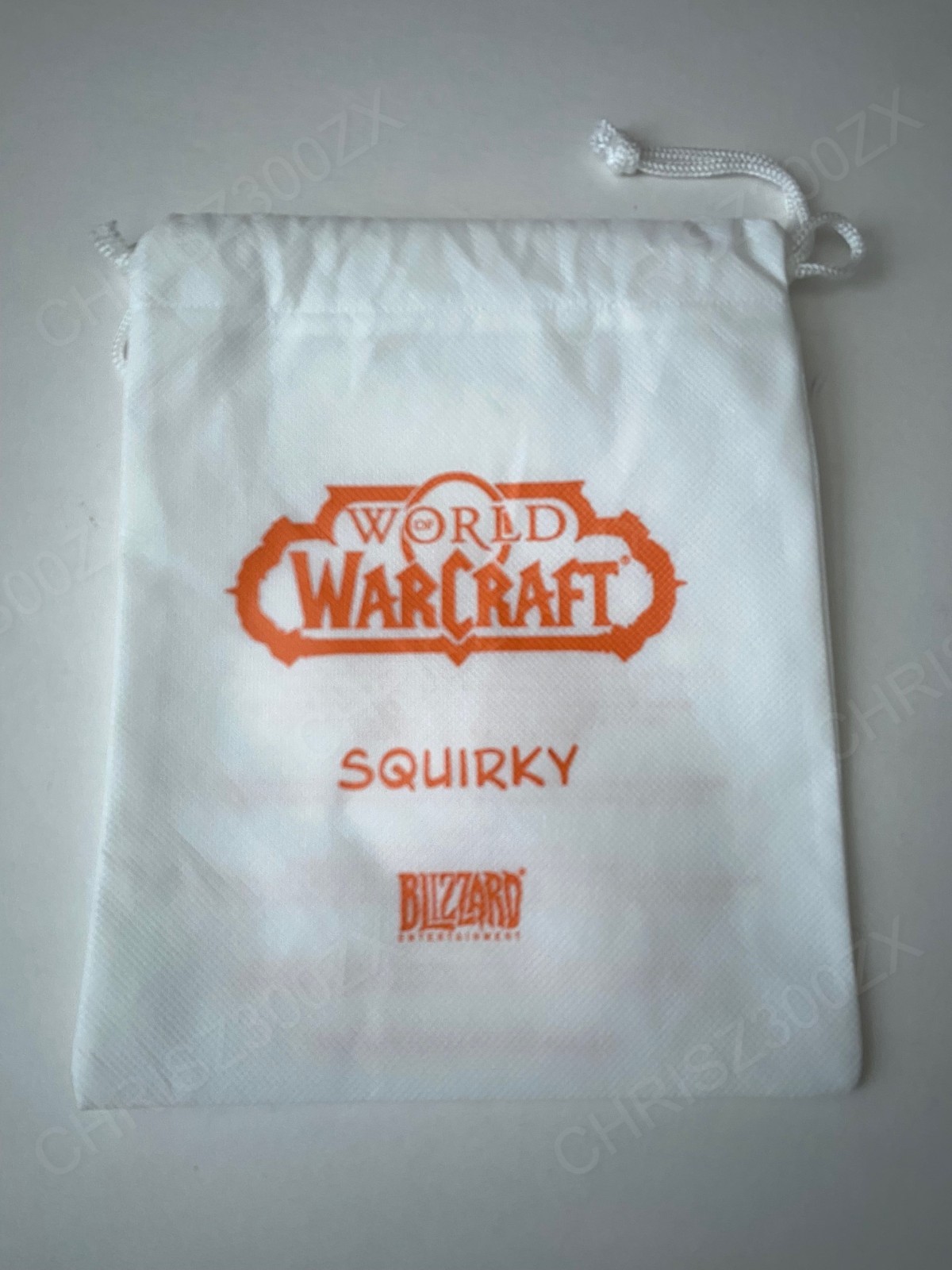 Blizzard World of Warcraft retired Plush Tote Bag Whelpling Azure Pepe Starcraft