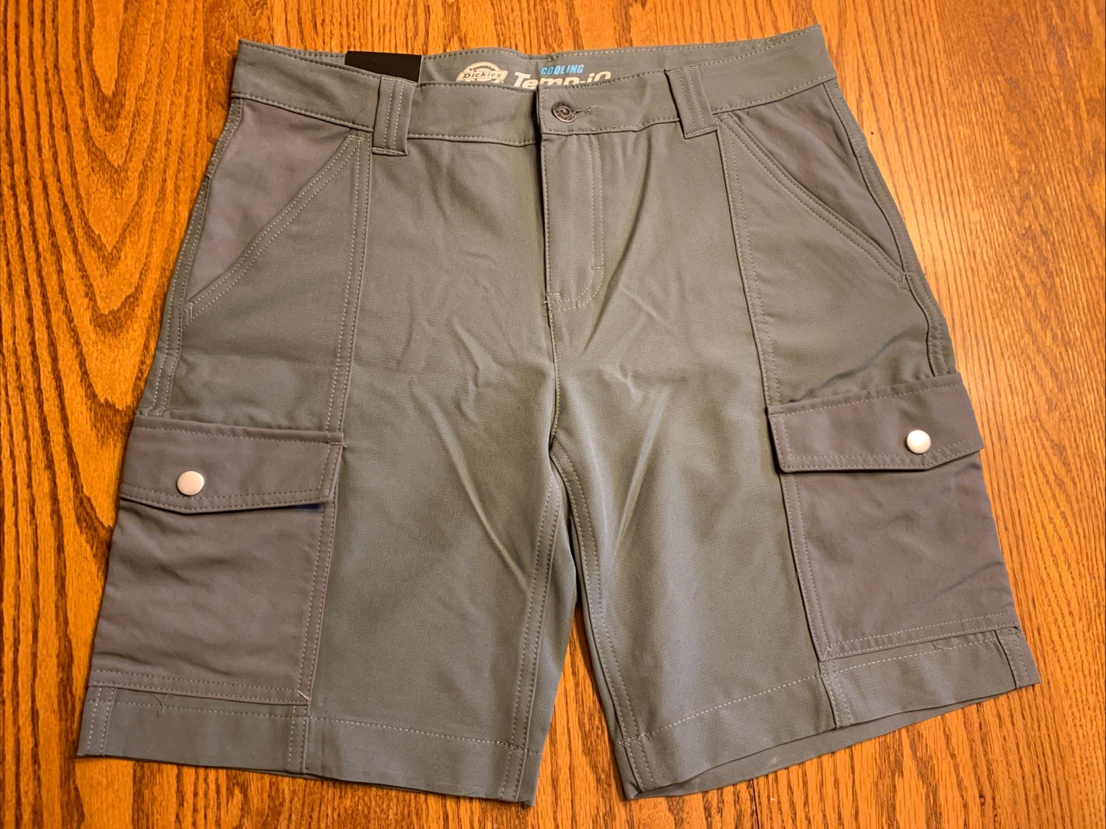 DICKIES Performance Workwear Womens Cooling Temp-iQ Gray SHORTS Sizes 4-10 NWT