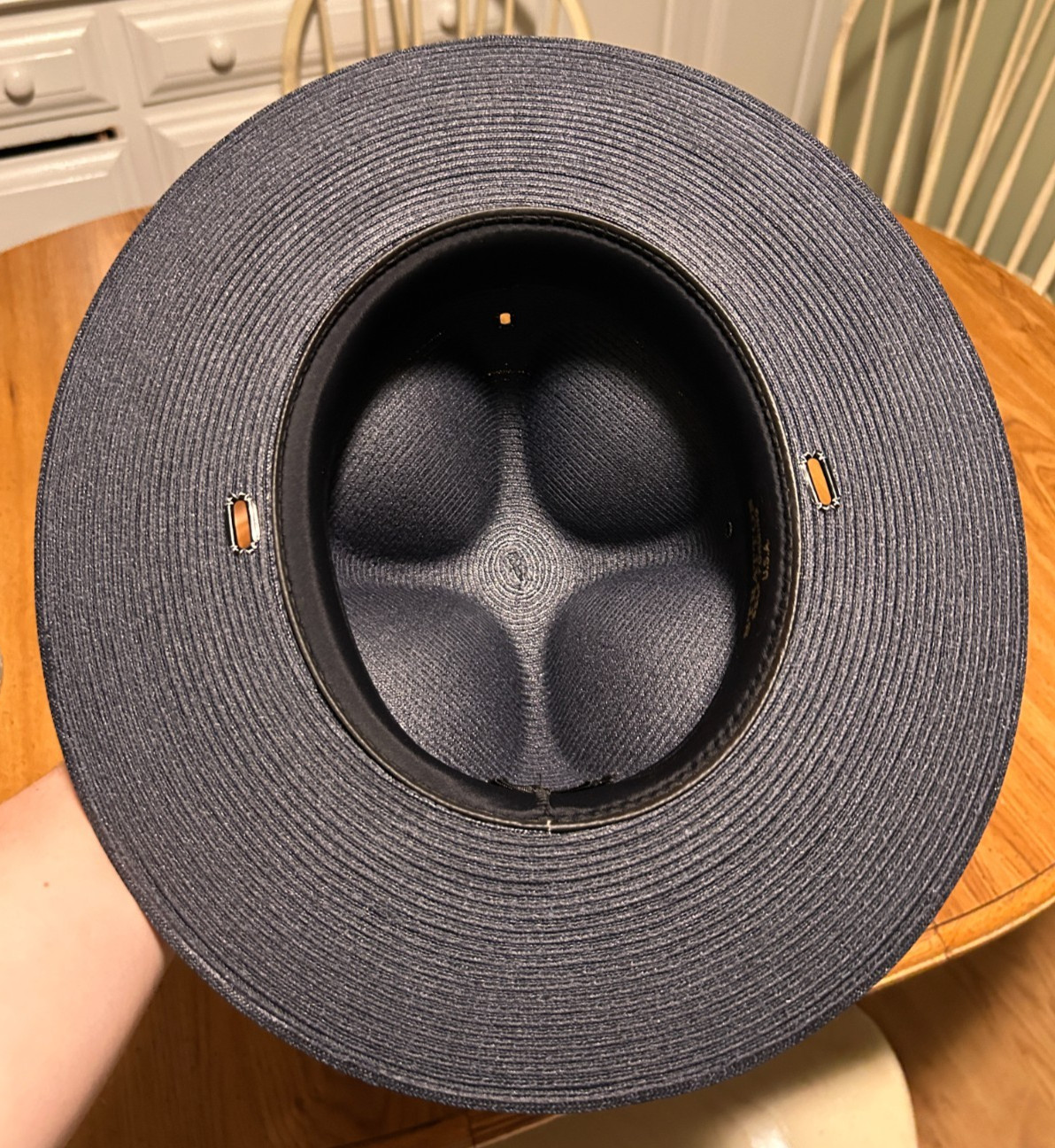 Stratton Black Campaign State Trooper Hat w/ Badge