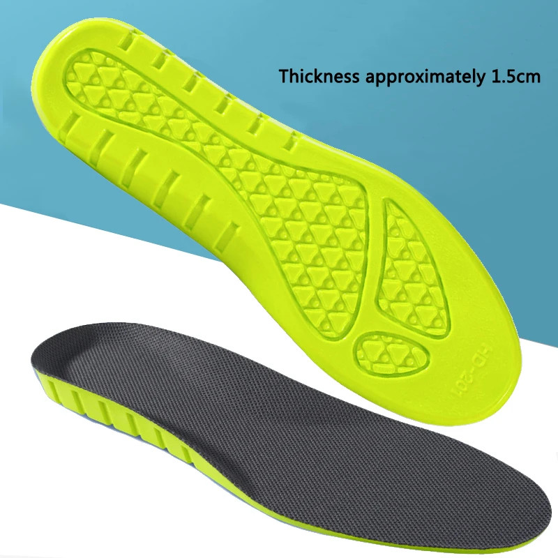 EVA Memory Foam Insoles for Sneakers Comfort Inner Sole Fascitis Plantar Arch Su