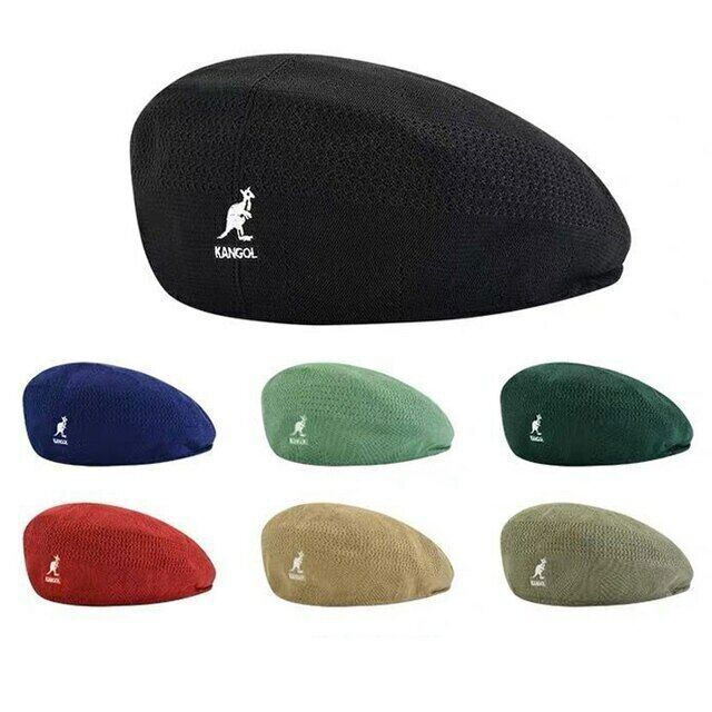 Kangol Breathable Beret Hat Summer Newsboy Woven Flat Caps Casual Men Women NEW