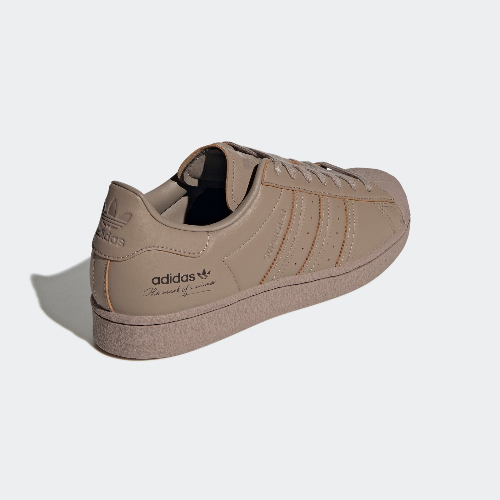 adidas Superstar Originals Chalky Brown Tan Earth GY9641 Men’s Shoe Size 9.5