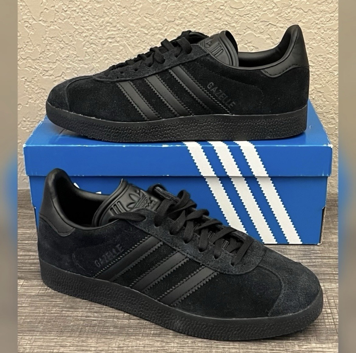 Adidas Gazelle Men’s Shoes Core Black Color Size-4