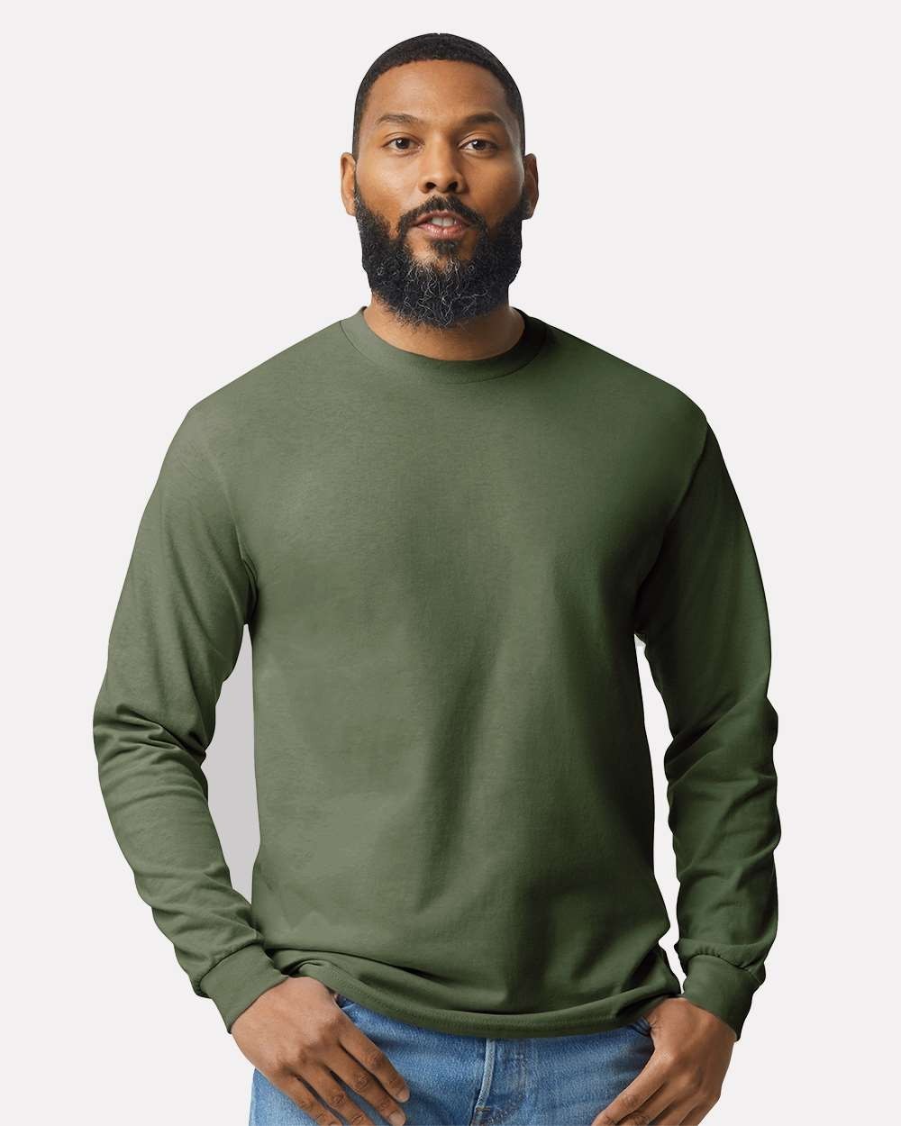 American Bison Buffalo Pair Western Wildlife Wilderness Long Sleeve T-Shirt