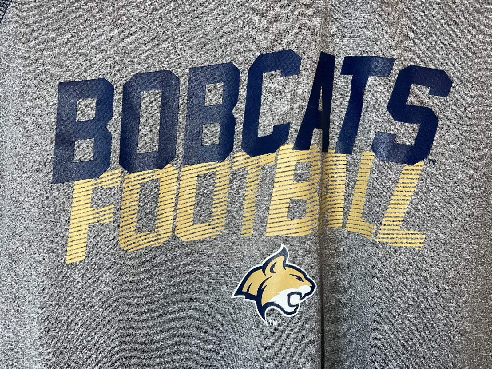 Rivalry threads 91 Men’s MSU Bobcats Short Sleeve Gym Gray Size Medium v108