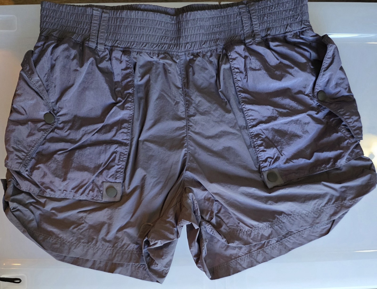 Free People Movement Blue Activewear Shorts With Pockets 5″ Inseam