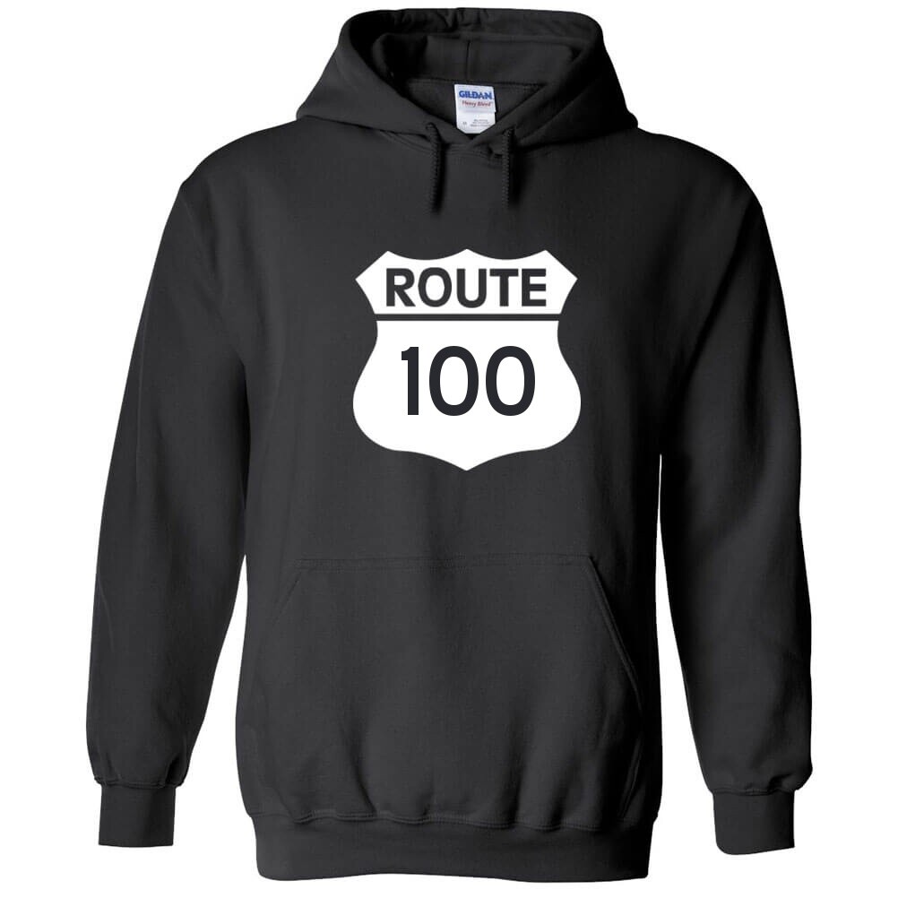 Custom Route Sign Hoodie Personalized Highway Sign Sweatshirt