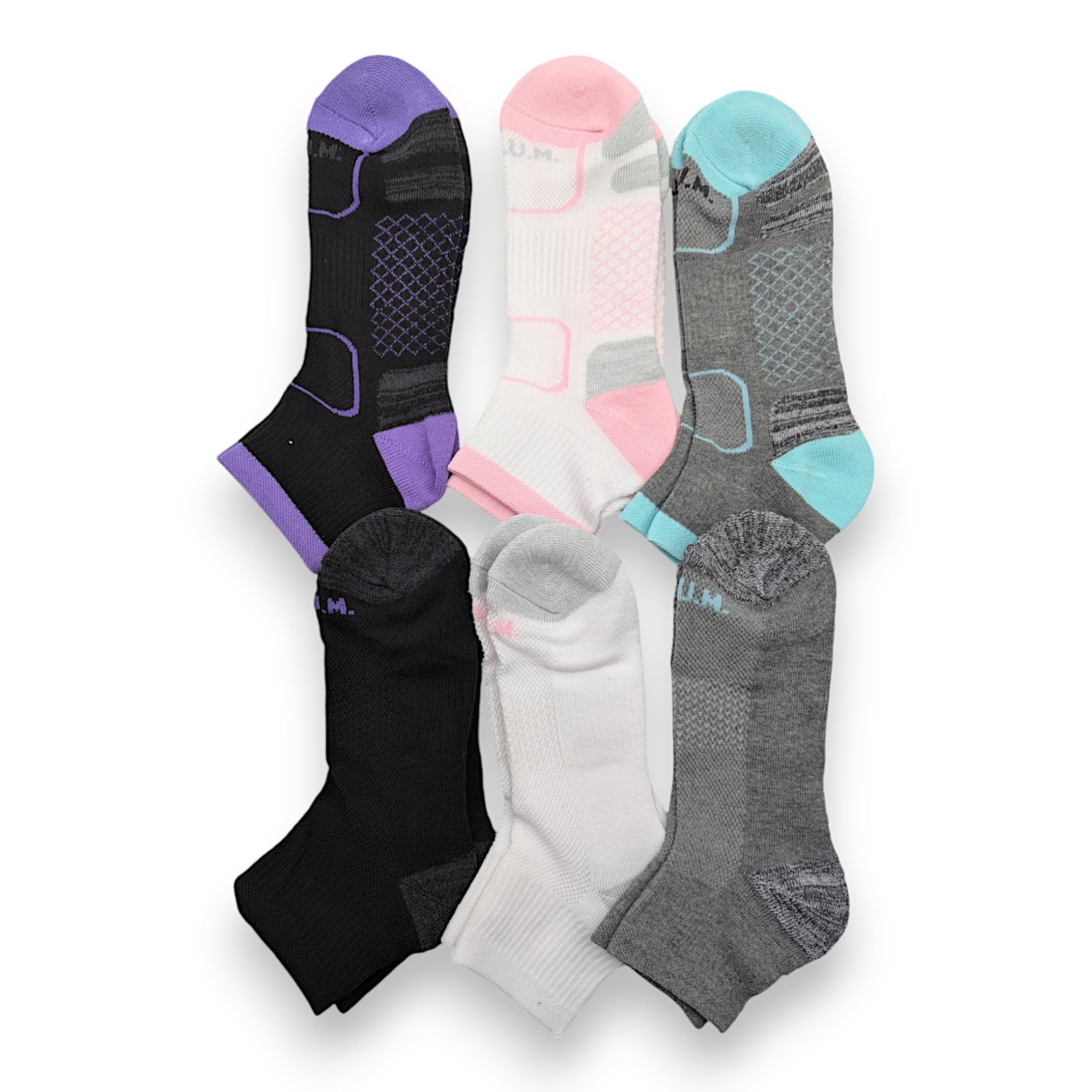 Women’s Cushioned Quarter Socks Medium
