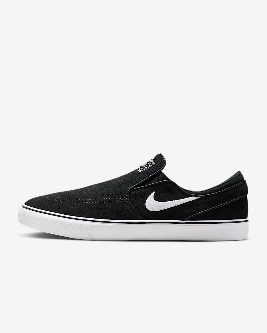 Size 11 – Nike Zoom Stefan Janoski+ Slip SB Black White Men’s Shoes FN5893 001