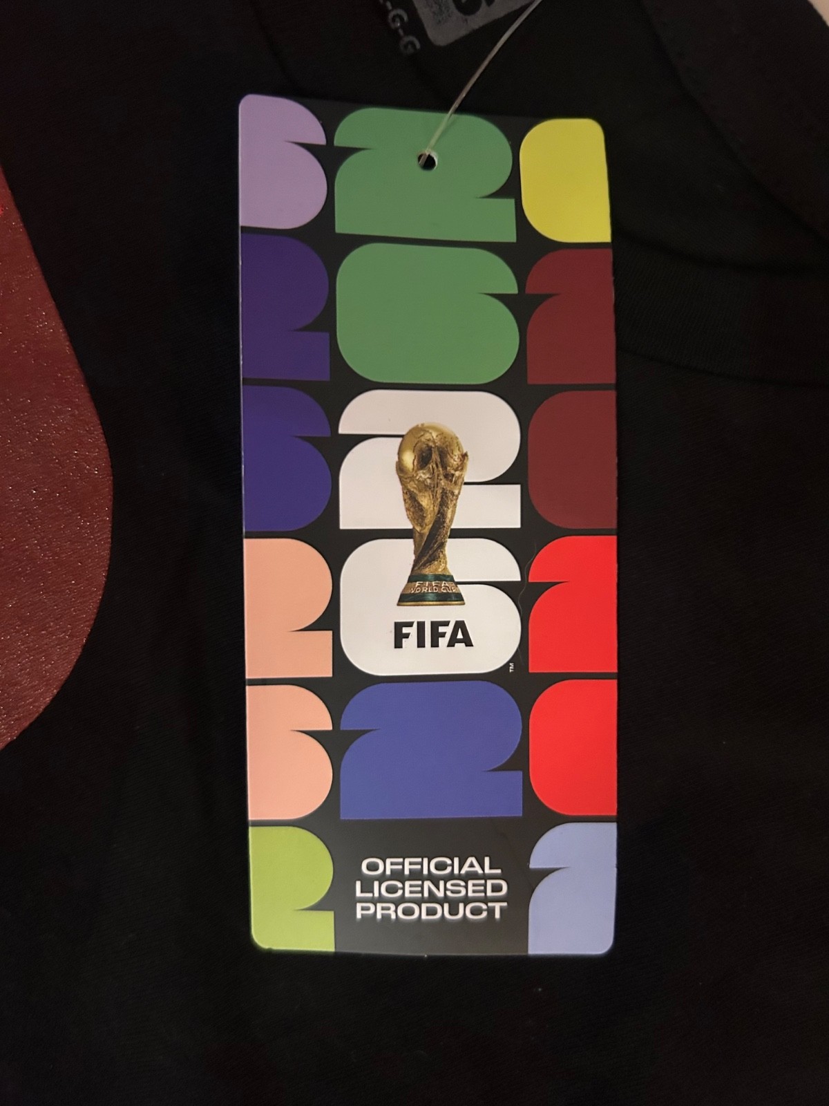 FIFA World Cup 2026 Can Mex USA Black T-Shirt Large NWT Official FIFA Tee