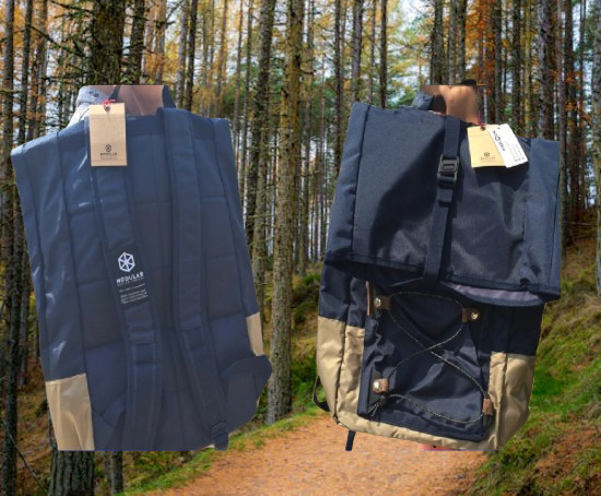 LOT of 5 Backpack BLUE Multifunction Travel Handbag Crossbody Bag 25L Business