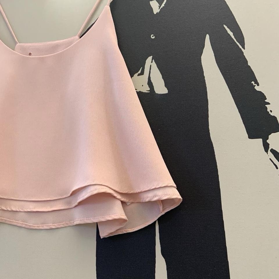 Y2K PINK DOUBLE LAYERED TANK TOP/SMALL/PLEASE REFER TO THE DESCRIPTION 👀‼️