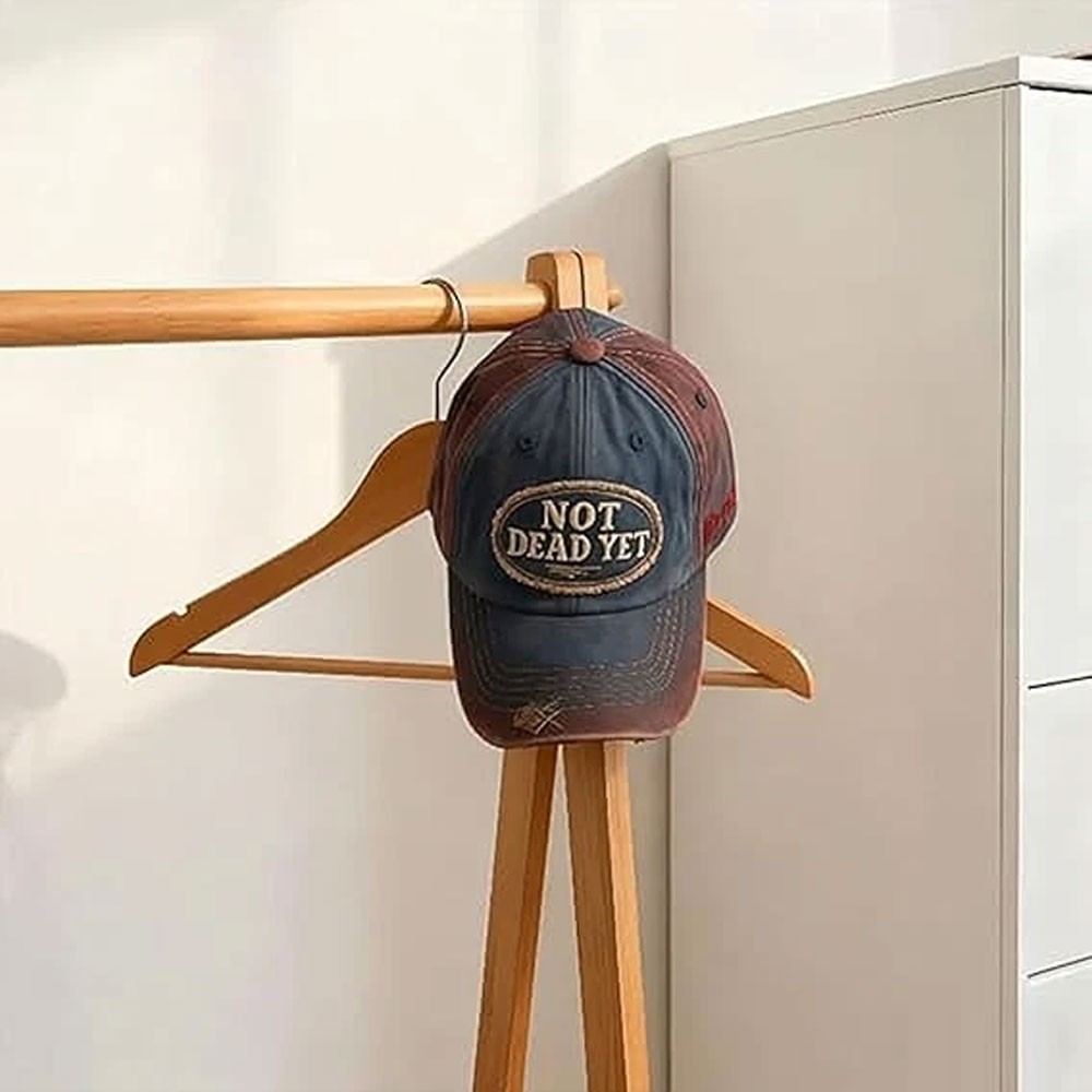 Veterans Casual Hat,Not Dead Yet DD-214 Cap with Dark Humor Embroidered Badge TL