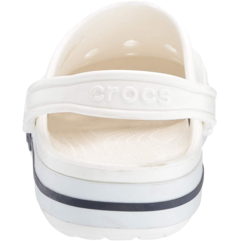 Crocs Unisex Bayaband Clog – White/Navy